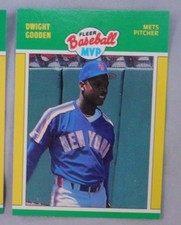 1989 Fleer Baseball MVP DWIGHT GOODEN METS BASEBALL Card 
