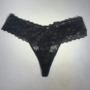 NEW Torrid Curve Size 3 Black Lace Thong Panty Sexy Lingerie - Picture 1 of 9