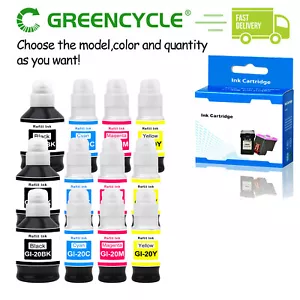 Kit de botella de tinta 12PK GI-20 (BCMY) para Canon PIXMA G7020, G6020, G5020 MegaTank - Imagen 1 de 6