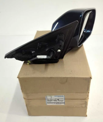 New OEM Genuine Honda Door Mirror 1998-2002 Accord Coupe Blue B89P RH Arabic  - Image 1 of 4