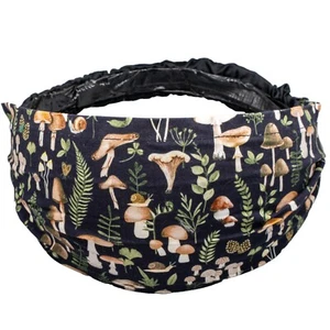 Mushroom Toadstool Ladies elasticated headband hairband head hair wrap band yoga - Picture 1 of 2