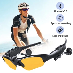 5.0 Smart bluetooth Audio Glasse Outdoor Sport Cycling Surround Sound Sunglasses - Picture 1 of 22