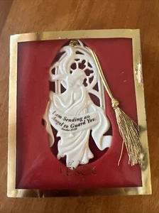 NEU Lenox Sending An Angel Exodus 23:20 Ornament Ivory Gold Neu in OVP - Bild 1 von 3