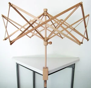 Stanwood Needlecraft: Wooden (Birch) Swift Yarn Winder Umbrella - Large, 8.5 ft - Picture 1 of 6