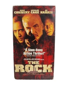The Rock (VHS, 1998) Sean Connery, Nicolas Cage & Ed Harris - Picture 1 of 4