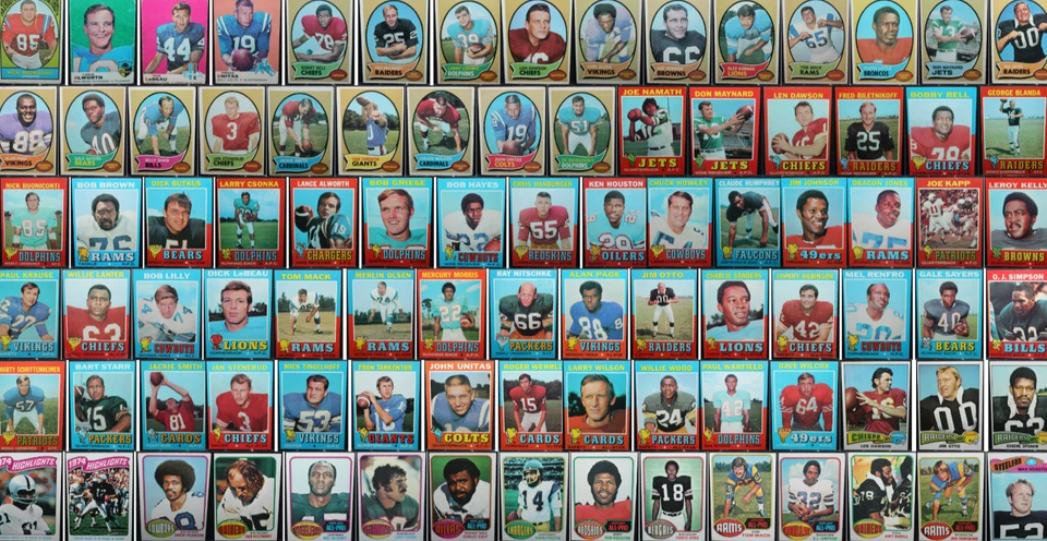 Original Topps NFL Football Cards 1960s 1970s Hall of Fame HOF Players YOU PICK! - Image 1 of 1
