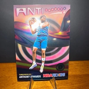 2023-24 Panini NBA Hoops Premium Stock - Anti-Gravity #14 Anthony Edwards - Picture 1 of 2