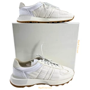 Maison Margiela Men's White Evolution Runner Sneakers (S37WS0575) Size 46 EU - Picture 1 of 18