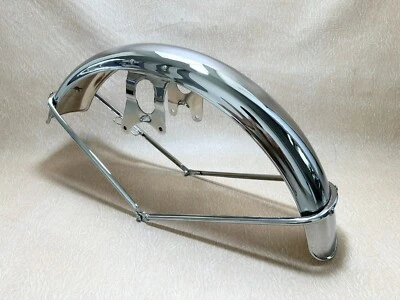Honda CB750 K0 K1 1970 - 1971 Fit CB450 K3 K4 Chromed Double Rolls Front Fender. — 第 1/4 张图片