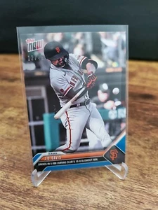 J.D. Tarjeta Davis - 2023 MLB TOPPS NOW 63 - 5 RBI azul paralelo 12/49 - Imagen 1 de 2
