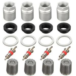 20x TPMS Pressure Sensor Tires Repair Washer Nuts Valve Cap Service For Toyota - Picture 1 of 12
