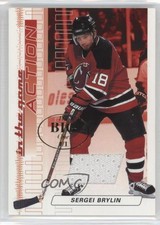 2003 ITG Action Game-Used Jerseys The Big One (Vancouver) 1/1 Sergei Brylin 2a8