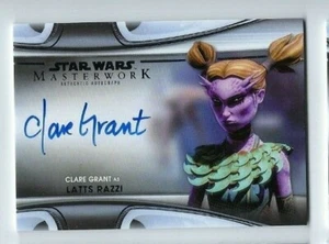 2021 Star Wars Masterwork Autograph MWA-CG Clare Grant - Bild 1 von 1