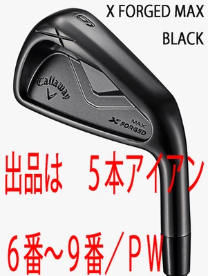 Callaway New 2025.9  X FORGED MAX BLACK 5 iron 6 9 P WEDGE NS PRO MODUS3 TOUR105 - Image 1 of 4