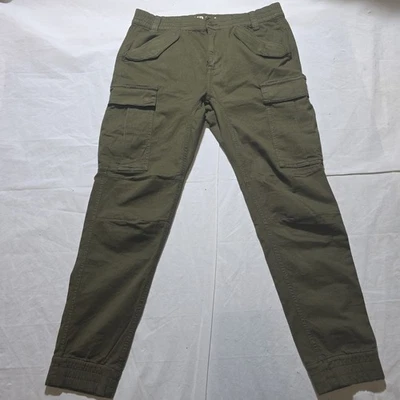 Alpha Industries Men's Airman Combat Cargo Pants Khaki Green, Cuffed Mens W36 - image 1 of 4