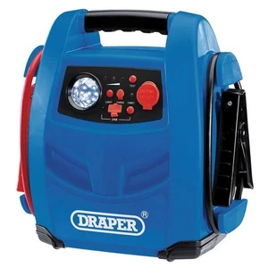 Draper 70553 Avviatore a Salto Power Pack 12V, Compressore 12v Integrato - Foto 1 di 2