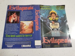 Evilspeak - VHS Video Sleeve - Large Box - No Tape Pre Cert - Picture 1 of 1