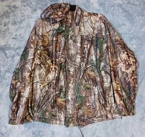 Cabelas Jacket Mens XL Camouflage Realtree DRY-PLUS Packable Hooded Hunting Coat - Picture 1 of 17