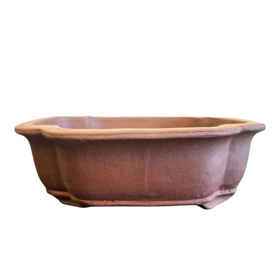 Unglazed Bonsai Pot | 205x160x65 | Unglazed Ceramic Pot | Rectangle Bonsai Tray - Image 1 of 1