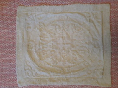 Single (1) Chenille Standard Pillow Sham Ivory Mandala Columbine Cody - Image 1 of 4