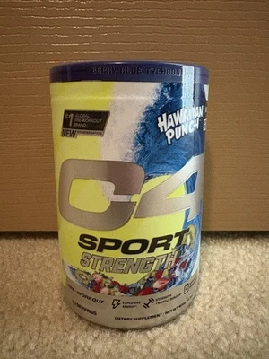 C4 Sport Strength, Pre-Entrenamiento, Hawaiian Punch®, Berry Blue Typhoon, 14.3 OZ Foto 1 de 2
