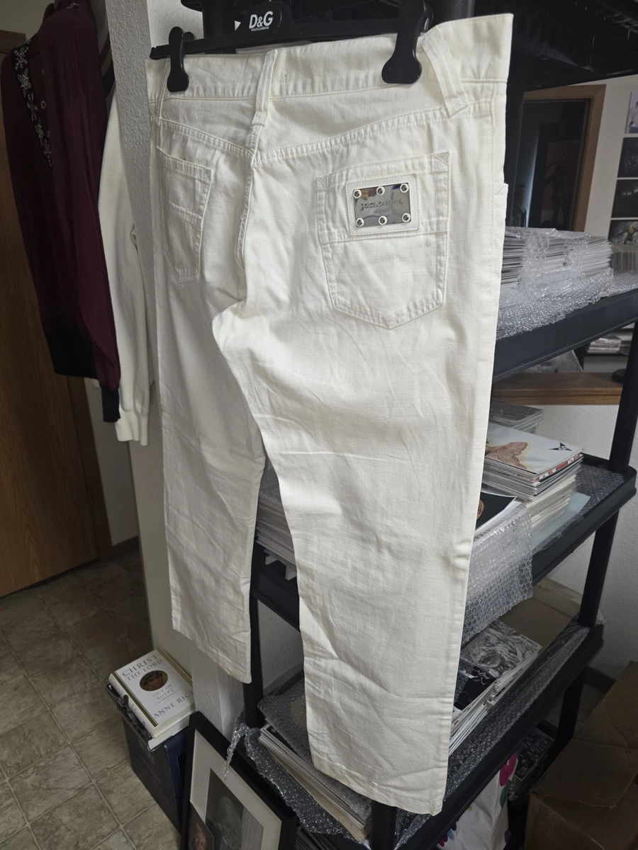 DOLCE & GABBANA ホワイトデニム 44インチ Dolce&Gabbana White Jeans for Men for sale | eBay