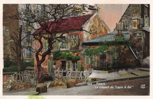 Postcard Paris France the "Lapin a Gil" cabaret - Picture 1 of 2