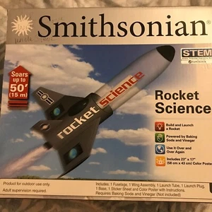 Smithsonian Science Rocket Science Kit STEM Activities Build & Launch Rocket 8 + - Picture 1 of 2