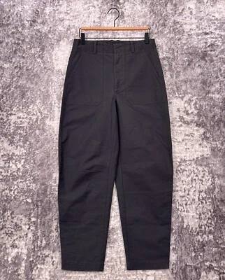 Banana Republic Barrel Pants 4 Long Womens Gray Cotton Twill - Image 1 of 4