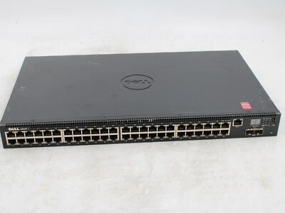Dell N2048P 48 Port Gigabit PoE 10/100/1000 GbE 2x 10 GbE SFP+ Network Switch - Image 1 of 3
