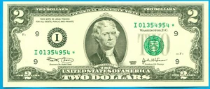 2003 2 Dollar bill ( I 54 STAR) World paper money currency banknotes. - Picture 1 of 3