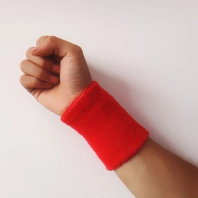 Wristbands Wrist Band Bands Sweatbands Sweat Band for Sport Tennis Badminton US⇓ - Image 1 of 4