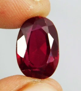 10.75 Ct Natural Mozambique Red Ruby Oval Cut Loose Gemstone Certified - Picture 1 of 8