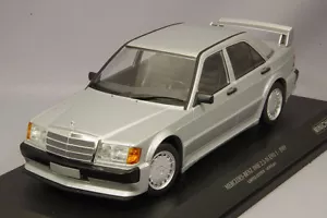 Minichamps 155036001 1/18 Mercedes-Benz 190E 2.5-16 Evo 1 Plata Modelo Coche - Imagen 1 de 6