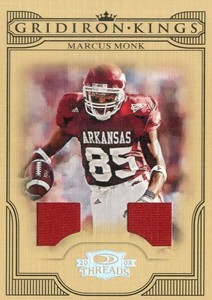 2008 Donruss Threads College Gridiron Kings Materials #26 Marcus Monk Jersey/250