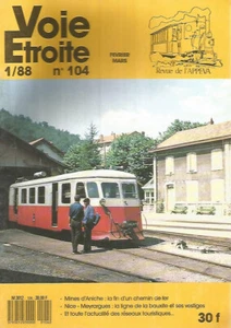 VOIE ETROITE N°104 MINES D'ANICHE / NICE-MEYRARGUES : L. BAUXITE & VESTIGES - Imagen 1 de 2