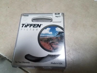 New Tiffen Round Glass Filter 40.5F Fog 1/2  - Image 1 of 2