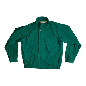 Chaqueta bombardero de algodón verde Eddie Bauer para hombre talla grande vintage a cuadros - Imagen 1 de 7
