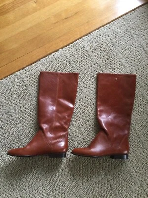 Botas marrones vintage de cuero Etienne Aigner “Adele”, talla 6M Foto 1 de 4