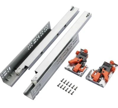 Pair of DTC 18" Undermount Drawer Slides, Full Extension, Soft-Close - Image 1 of 4