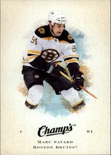 2008-09 Upper Deck Champ's Boston Bruins Hockey Card #49 Marc Savard