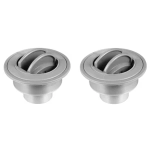 2 Pcs Rv Vent Air Outlet Bus Outlet Knob Air Outlet Round Ceiling - Picture 1 of 12