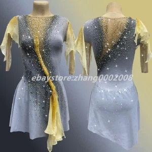 Ice Figure Skating Dress /Acro Twirling Gymnastics Costume/Tap Dance Leotard - Picture 1 of 7