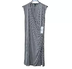 LRL Lauren Ralph Lauren Dress Womens 1X Ruched Side Stretch New With Tags - Picture 1 of 8