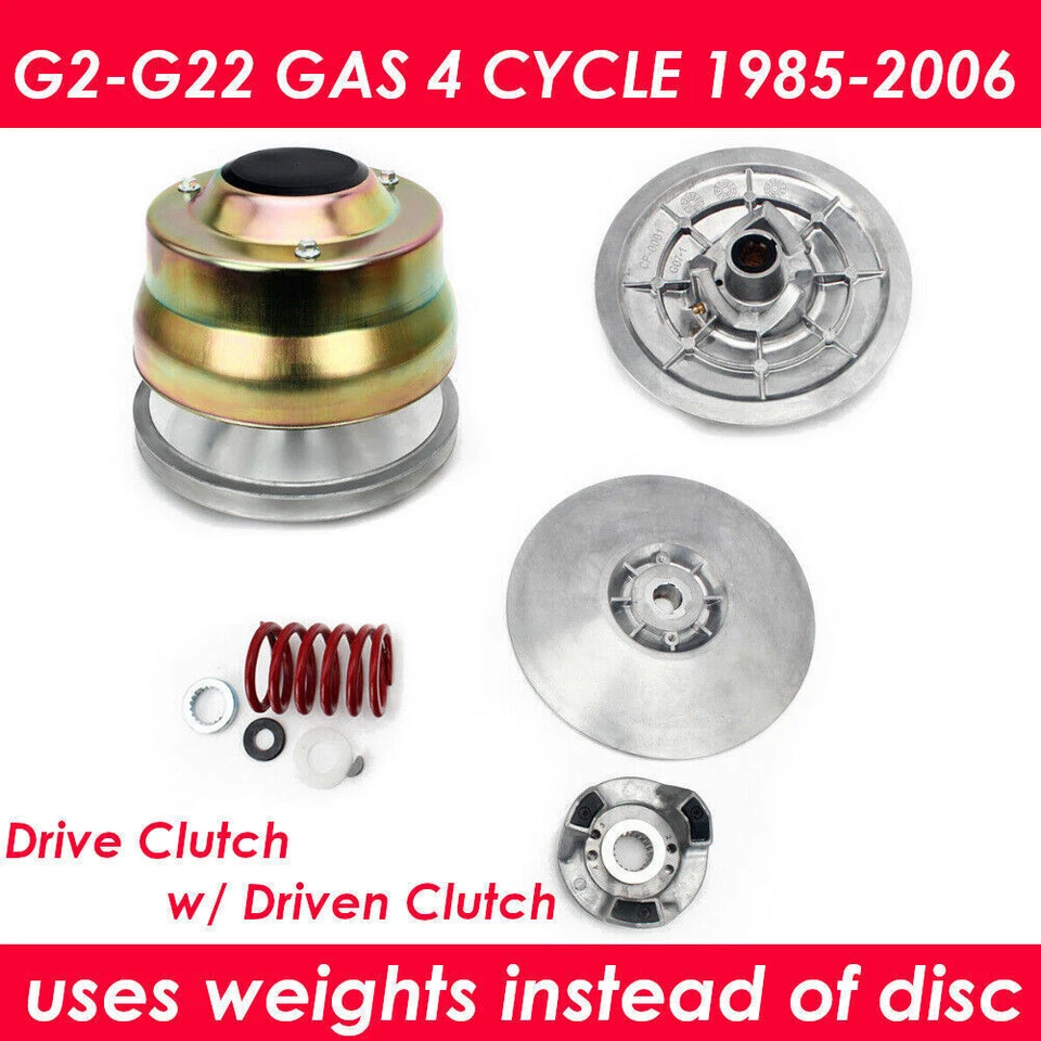 Embrague de accionamiento primario y secundario para carro de golf Yamaha G2-G22 4 ciclos gasolina Foto 1 de 4