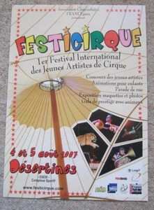FESTICIRQUE - Plakat + Programm 2007 - Circus - Zirkus - Frankreich - Bild 1 von 1