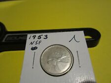 1953 - NSF - Canada quarter - Silver - Canadian 25 cent 