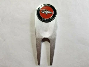 Golf/ Denver Broncos Double Sided Ball Marker with Divot Tool - New!! - Picture 1 of 2