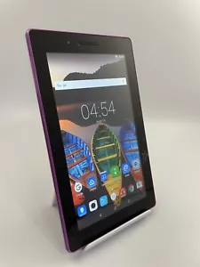 Lenovo Tab 3 7 Essentials TB3-710F Purple WiFi 8GB 7" Android Tablet Cracked - Picture 1 of 24