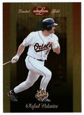 1996 Leaf Limited Gold #84 Rafael Palmeiro Baltimore Orioles